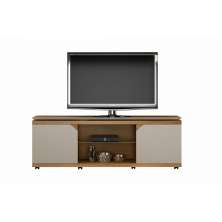 Rack Florença para TV ate 70 Polegadas Valdemoveis Cinamomo/Off White