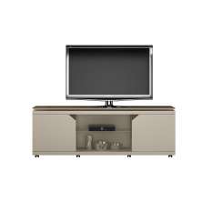 Rack Florença para TV ate 70 Polegadas Valdemoveis Off White/Ipê