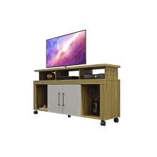 Rack para TV ate 47 Polegadas Espanha Valdemoveis Cinamomo/Off White