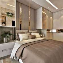 Cama Baú King Corino Cinza 1,92x2,03cm