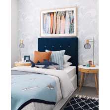 Cama Box Solteiro 0,88x188 Corino Branco