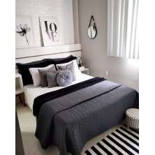 Cama Queen Box Baú Bipartida Corino Branco