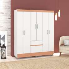 Guarda Roupa 6 Portas Urus Branco Camarim