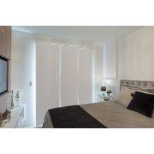 Persiana Painel (1,80Lar. x 2,25Alt.) Tecido Blackout - Branco