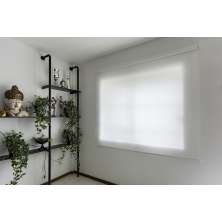 Persiana Rolo (1,40Lar. x 1,80Alt.) Tela Solar Screen Branco