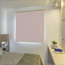 Persiana Rolo (1,55Lar. x 1,80Alt.) Tecido Blackout - Rosa
