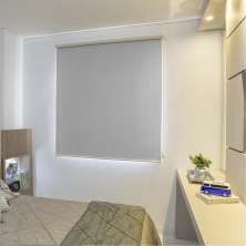 Persiana Rolo (2,50Lar. x 1,80Alt.) Tecido Blackout - Cinza