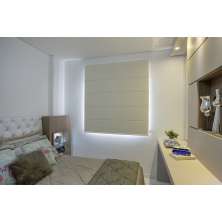 Persiana Romana (1,80Lar. x 2,00Alt.) Tecido Blackout Creme