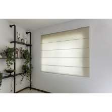 Persiana Romana Tecido Tela Solar (1,80Lar. x 2,25Alt.) Bege