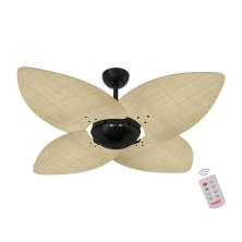 Ventilador de Teto Dormamu Nero Office 4 Pás  127V Controle