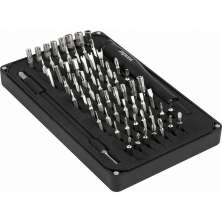Jogo de bits/ponteiras de precisão com 66 peças encaixe sextavado de 4 mm VONDER
