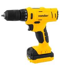 Parafusadeira/Furadeira a Bateria de Lítio 12V Bivolt Automática 17 Peças - Vonder