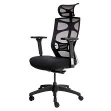 Cadeira de Escritório Ergonômica WAW Design Tela Mesh Base Giratória com Encosto de Cabeça