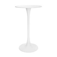 Mesa Bistrô Saarinen Tulipa Redonda Branca 60cm Waw Design