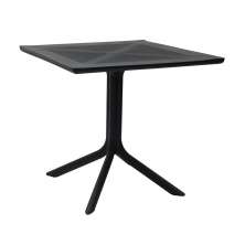 Mesa de Jantar Quadrada Milano Preto 80 cm
