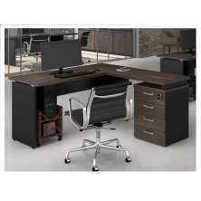 Mesa Escritório em L Web30 4gv 1,20 x 1,50 - Marsala / Preto