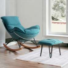 Poltrona de Balanço Easy Cozy Cor:verde White Arrow
