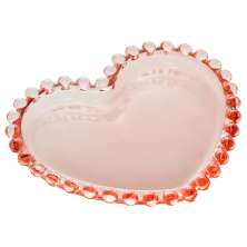 Conjunto de Pratos Pearl II Rosa 10 cm