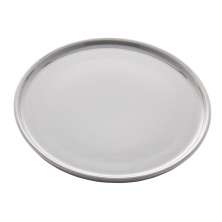 Conjunto de Pratos para Sobremesa Vadim II Cinza 23 cm