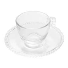 Conjunto de Xícaras para Café Pearl II Transparente