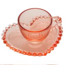 Conjunto de Xícaras para Café Pearl Rosa