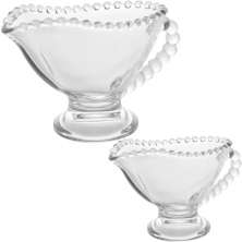 Molheira 140ml e 40ml Mini Molheira Pearl Wolff Cristal Sala