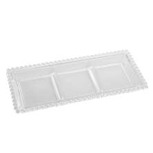 Petisqueira Pearl Transparente 13x30 cm