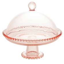 Porta Bolo Pearl II Rosa