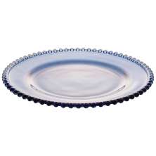 Prato Pearl Azul Marinho 20 cm