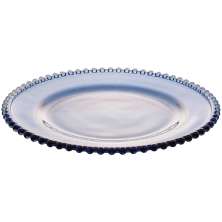 Prato Pearl Azul Marinho 28 cm