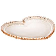 Prato Pearl Âmbar 25 cm
