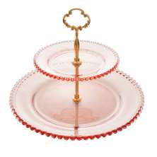 Prato Pearl Duplo Rosa