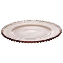 Prato Pearl Fumê 28 cm
