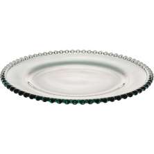 Prato Pearl Verde 28 cm