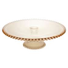 Prato de Bolo Pearl II Âmbar