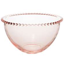 Saladeira Pearl Rosa 21x21 cm