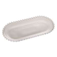 Travessa Pearl Transparente 12x24 cm