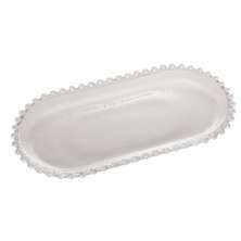 Travessa Pearl Transparente 15x30 cm