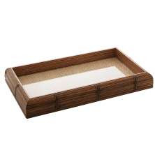 Bandeja Retangular Woodart I Madeira 17 cm