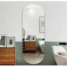 Espelho Decorativo Lapidado Oval 50x100cm