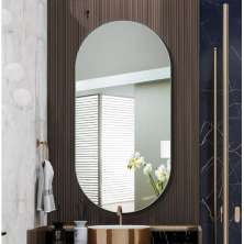 Espelho Decorativo Lapidado Oval 50x80cm