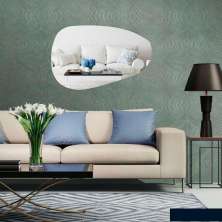 Espelho Decorativo Orgânico Lapidado 45x80cm