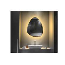 Espelho Orgânico Decorativo Iluminado com Led Quente 80X90 cm