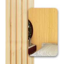Painel Ripado Wpc Interno Low Cor: Carvalho 2,90m x 15cm (0,43m²)