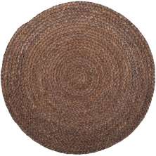 Lugar Americano para Mesa de Jantar Sousplat de Fibra Natural Jogo Americano Marrom Claro Yoi