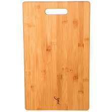 Tábua De Corte Bambu 40x24cm Tábua Retangular Grande Para Servir E Picar Alimentos Cozinha Yoi