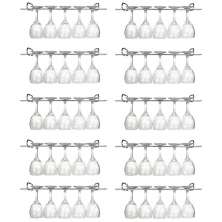 12 Suporte Para Taças Cromado Aramado Adega Bar Vinho 25cm