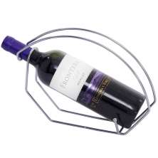 Adega Cromado Suporte Porta Garrafa De Vinho Para Mesa Bar