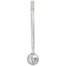 Bomba Para Chimarrão Tererê Mate 24cm Cano Liso Aço Inox