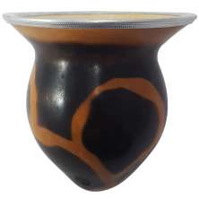 Cuia Para Chimarrão Tererê Mate Tradicional Porongo Sem Pé Malhada